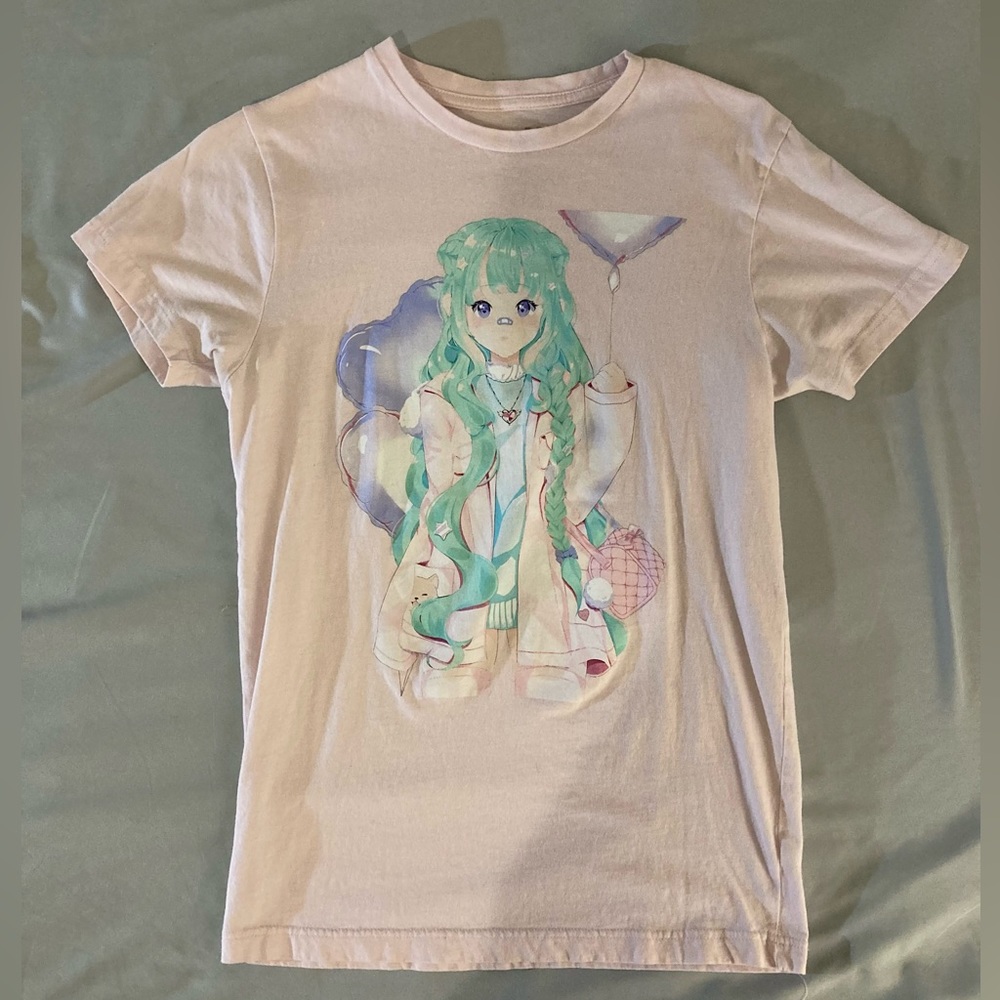 Hot Topic Pastel Pink Shirt